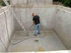 La construction du bassin � ko� de JFR - enduit de finition et d'�tanchement  5 
