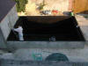 La construction du bassin � ko� de JFR - enduit de finition et d'�tanchement  43 