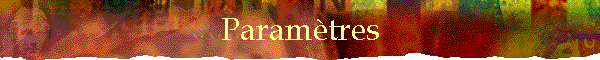 Param�tres