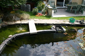 La cr�ation et construction d'une terrasse en bois - situation de d�part   8 