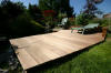 La cr�ation et construction d'une terrasse en bois - C'est  termin� il n'y � plus qu'en profiter   6 