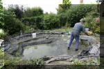 R�habiltation d'un bassin du Branois - vidage de la mare   10 