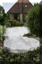 R�habiltation d'un bassin du Branois - Placement du feutre    8 