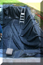 La construction pas � pas du bassin � ko� de mon voisin  8 