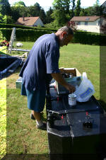 La construction pas � pas du bassin � ko� de mon voisin  23 